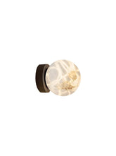 Venetian wandlamp d:10cm brons met alabaster - Maretti
