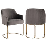 Eetkamerstoel Hadley stone velvet - Richmond Interiors