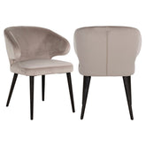 Eetkamerstoel Indigo khaki velvet - Richmond Interiors
