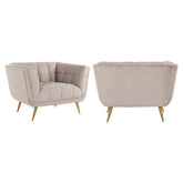 Lounge stoel Huxley khaki velvet - Richmond Interiors