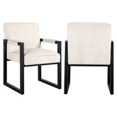 Eetkamerstoel Beck white chenille - Richmond Interiors