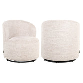 Lounge stoel Jackie lovely cream swivel kids - Richmond Interiors