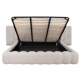 Bett Cupidon cream fancy 180x210 (mattress size (excl.)) with storage - Richmond Interiors