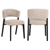 Eetkamerstoel Zeno beige leopard - Richmond Interiors