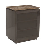 Nachtkastje Russo brown 3-drawers - Richmond Interiors
