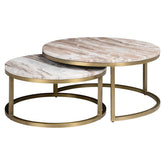Salontafel Bottega Blush beige (Set of 2) - Richmond Interiors