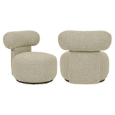 Lounge stoel Kaya cayenne brown swivel - Richmond Interiors