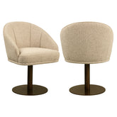 Eetkamerstoel Beverly natural fancy swivel - Richmond Interiors