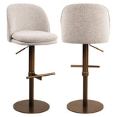 Barhocker Vesper mocca fancy swivel - Richmond Interiors