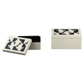 Opbergdoos Flake white (Set of 2) - Richmond Interiors