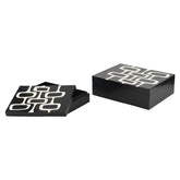 Aufbewahrungsbox Lux black/white (Set of 2) - Richmond Interiors