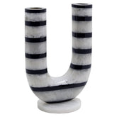 Candle holder River black/white - Richmond Interiors