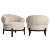Lounge stoel Montana natural chunky fire retardant - Richmond Interiors