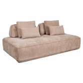 Sofa Tudor mocca boldweave 2,5-seater movable backrest - Richmond Interiors
