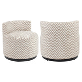 Lounge stoel Franny sand chevron - Richmond Interiors