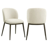 Dining chair Gandy biscotti fire retardant - Richmond Interiors