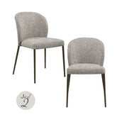 Eetkamerstoel Stacker earth tweed fire retardant (Set of 2) - Richmond Interiors