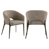 Eetkamerstoel Kenzi brown tweed - Richmond Interiors