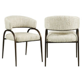 Eetkamerstoel Charda beige angora - Richmond Interiors