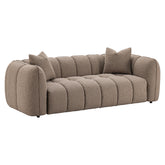 Bank Hogan mocca chunky 3-seater fire retardant - Richmond Interiors