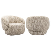 Lounge stoel Milano beige tiger - Richmond Interiors