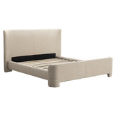 Bed Divana beige chevron 160x200 - Richmond Interiors