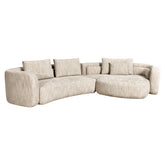 Bank Angusto natural softweave lounge right - Richmond Interiors