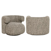 Lounge stoel Talley cobblestone swivel - Richmond Interiors
