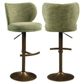 Barhocker Amely pistache softweave swivel - Richmond Interiors