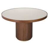 Esstisch Willox beige 130Ø including glass - Richmond Interiors
