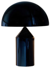 Atollo 35 Metal tafellamp zwart - Oluce