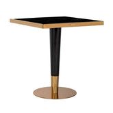 Bistrotafel Can Roca black/gold 70x70 - Richmond Interiors