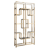Display cabinet Magnus brushed gold - Richmond Interiors