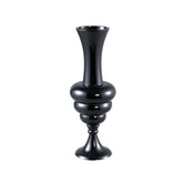 Nimai Black Antique Shaped Glass Vase Shiny S
