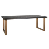 Eettafel Blackbone Brass black rustic 220 - Richmond Interiors