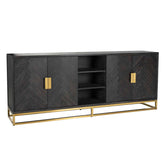Sideboard Blackbone Gold black rustic - Richmond Interiors