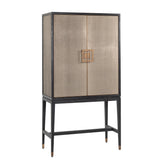 Storage cabinet Bloomville brass shagreen - Richmond Interiors