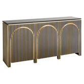 Dressoir Les Arcs brushed gold - Richmond Interiors