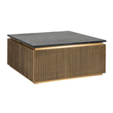 Coffee table Ironville gold 90x90 - Richmond Interiors