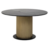 Dining table Ironville gold 140Ø - Richmond Interiors