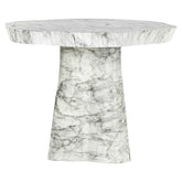 Outdoor eettafel Rockyard white marble look 140Ø - Richmond Interiors