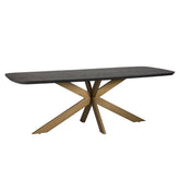 Dining table Cambon dark coffee danish oval 280 - Richmond Interiors