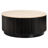 Salontafel Hampton dark brown 90Ø - Richmond Interiors