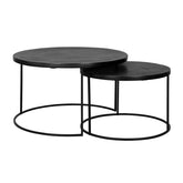 Coffee table Bolder black (Set of 2) - Richmond Interiors