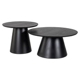 Coffee table Jazz black (Set of 2) - Richmond Interiors
