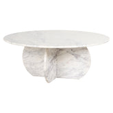 Coffee table Holmes white 90Ø - Richmond Interiors