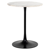 Bistro table Carlten black/white 65Ø - Richmond Interiors