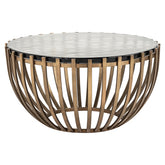 Coffee table Volante gold 84Ø - Richmond Interiors