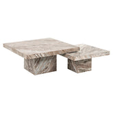 Coffee table Rashford Blush beige (Set of 2) - Richmond Interiors