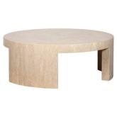 Coffee table Alexander Jones beige round (Biltmore) - Richmond Interiors
